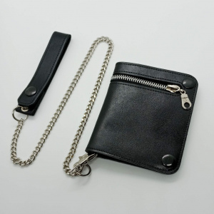 Billetera de cuero - Negra